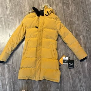 Aritzia TNA St. Anton Parka Cairo Gold